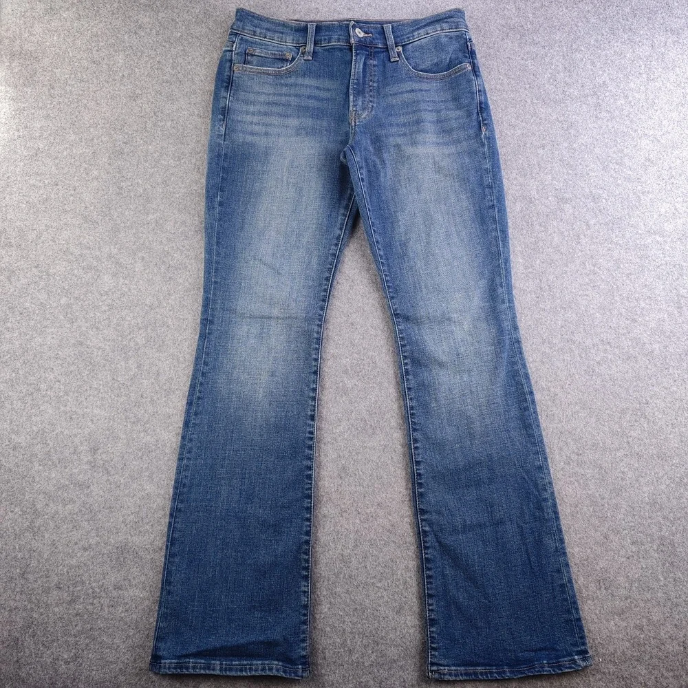 Lucky Brand Sweet Mid Rise Bootcut Jeans Women's 4/27 Blue Medium Wash Denim